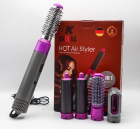 מכשיר עיצוב שיער 5 ב-1 עם אוויר חם - BX