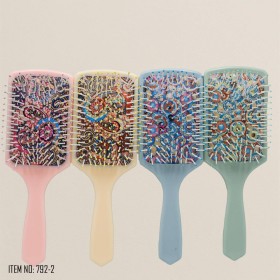 מברשת שיער צבעונית
